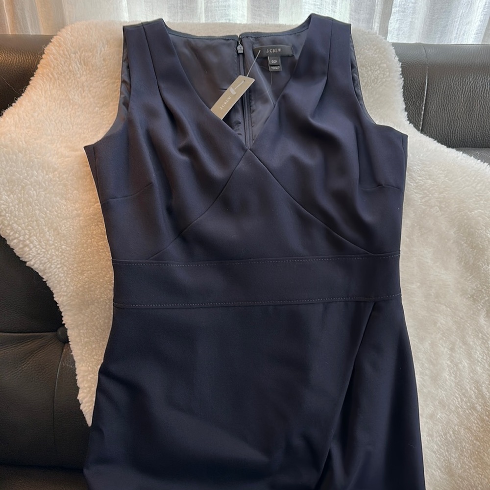 W J Crew wool sheath dress